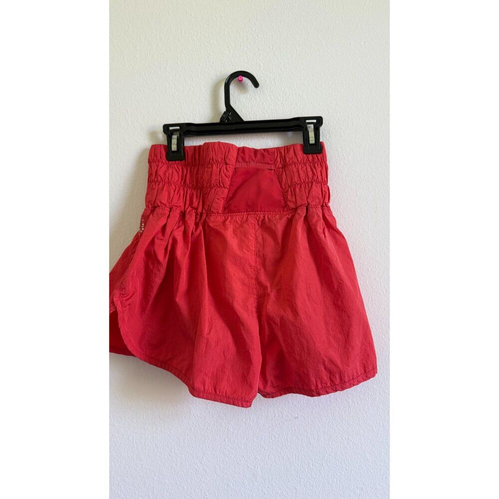 FP Movement The Way Home Shorts Women’s Small Red High Rise Running Free People